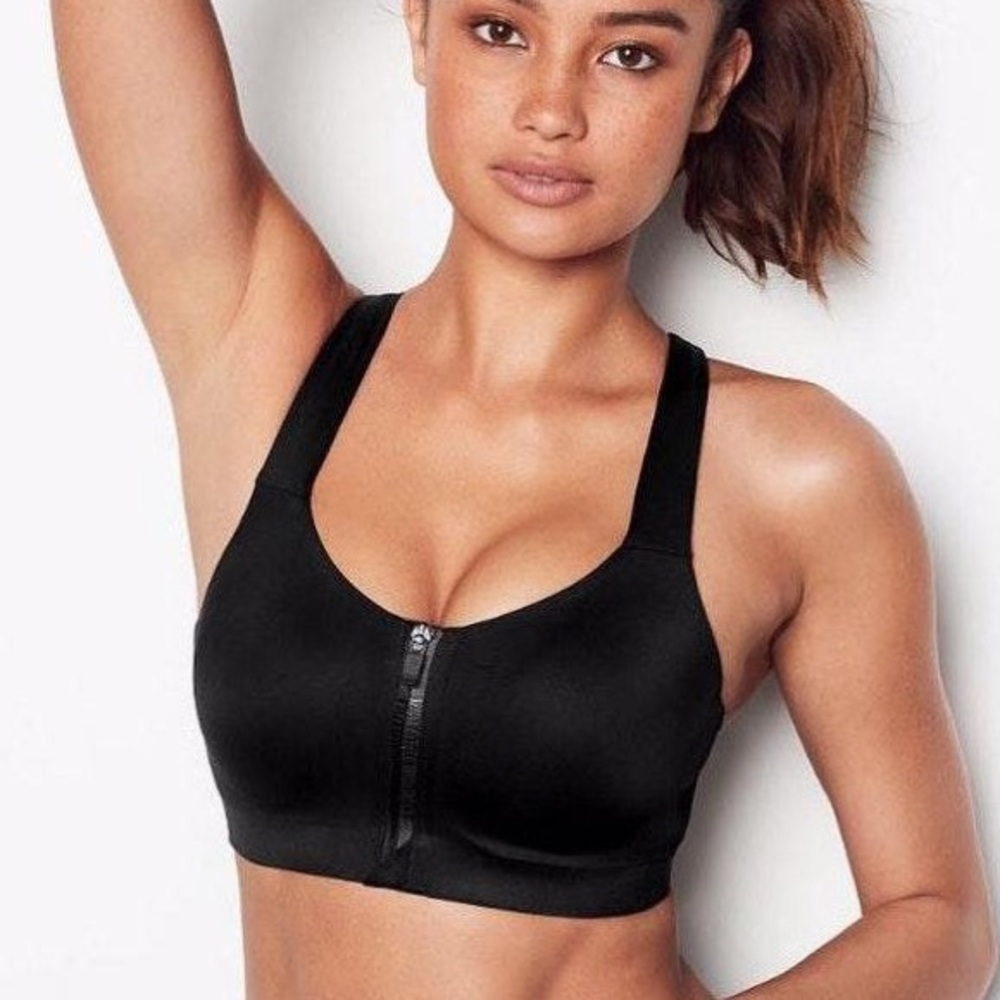 Victoria Secret Sport Underwire Front Zip Bra 36D